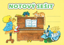 Notový sešit - pianino